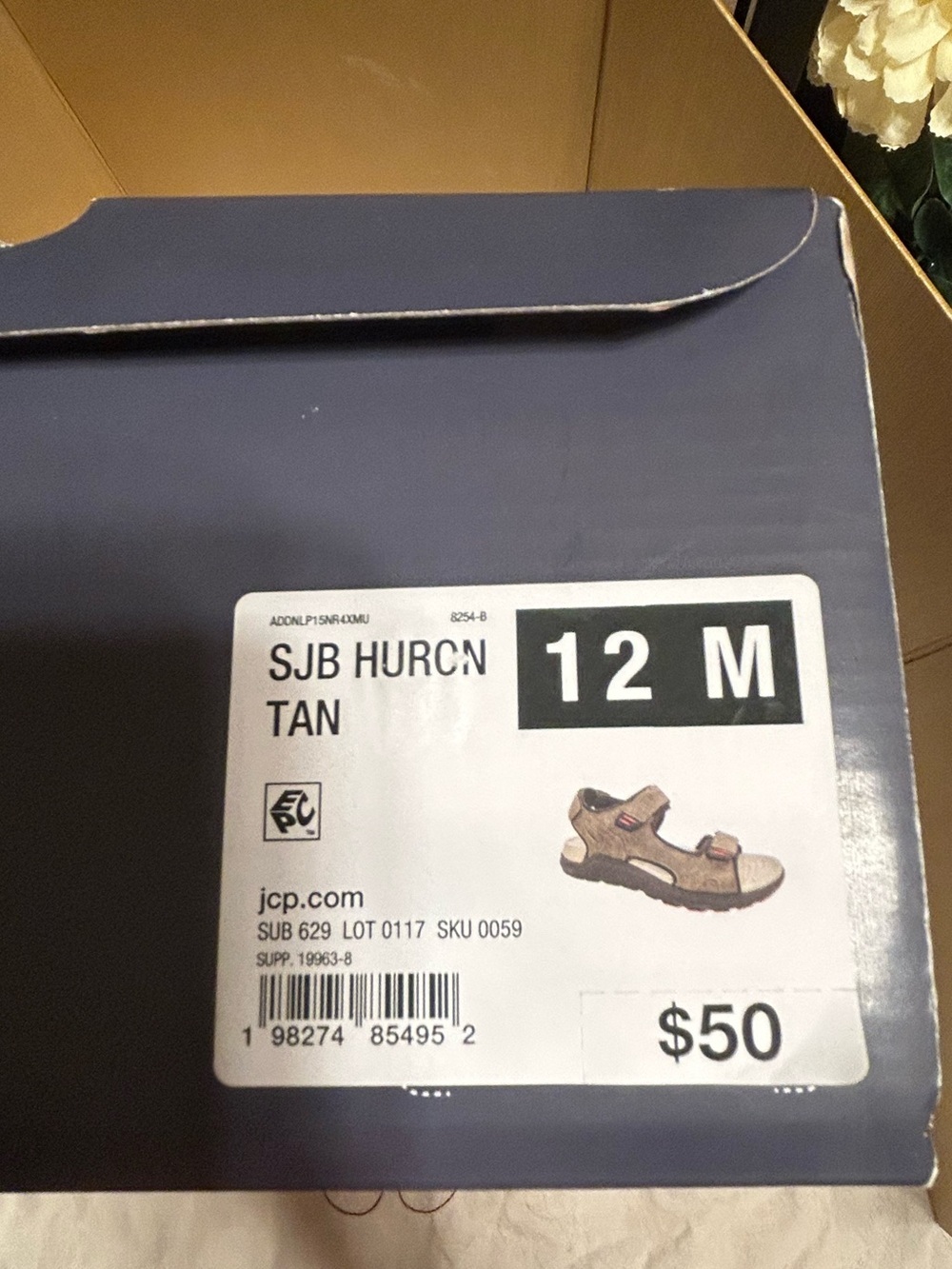 St John's Bay Men's Strap Sandals SJB Huron Size 12M New In Box - Picture 11 of 11